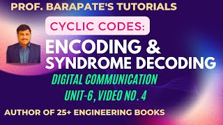 ENCODING amp SYNDROME DECODING  CYCLIC CODES [upl. by Thurnau500]