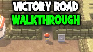 VICTORY ROAD WALKTHROUGH ON POKEMON BRILLIANT DIAMOND AND SHINING PEARL [upl. by Burrell]