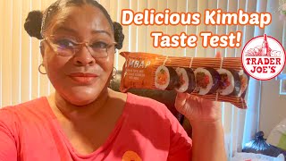 TRADER JOES KIMBAP TASTE TEST THESE SOLD OUT FAST [upl. by Nations]