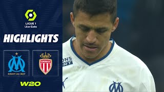 OLYMPIQUE DE MARSEILLE  AS MONACO 1  1  Highlights  OM  ASM  20222023 [upl. by Eelame]