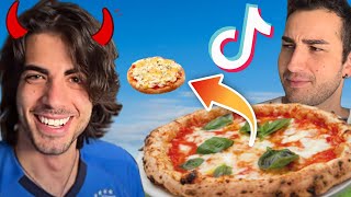 VIRAL TIKTOK PIZZA PRANK to my Italian friend GONE WRONG [upl. by Neerehs]