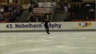 Nebelhorn Trophy 2011 Javier FERNANDEZ ESP FS [upl. by Whitnell731]