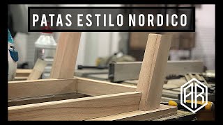 DIY carpinteria Patas estilo nórdico [upl. by Thibaud]