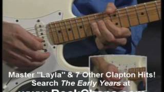 Eric Clapton Tabs Layla Video Guitar Lesson [upl. by Hagerman328]