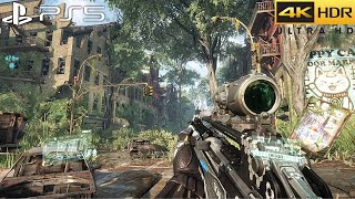 Crysis 3 Remastered Trilogy PS5 4K 60FPS HDR Gameplay [upl. by Suiramad974]