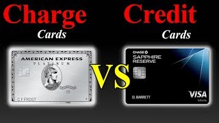 Charge Cards vs Credit Cards  What’s the difference [upl. by Eralcyram]