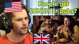 American Reacts to Rules and Norms for Visiting a London Pub Part 1 [upl. by Malchy]