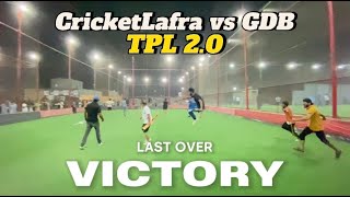 Cricket Lafra Vs GDB  TPL 20  Match 3  Who Will Win cricket indoorcricket cricketlover [upl. by Akyre315]