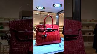 Hermès Birkin 30 Braise Porosus Crocodile Palladium Hardware [upl. by Katharina349]