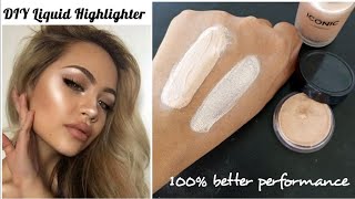 How to make liquid highlighter  illuminator at home [upl. by Heywood339]