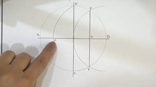 Teknik Resim 7 Konu Bir Daire İçerisine Beşgen  Pentagon  Çizimi [upl. by Agnes]