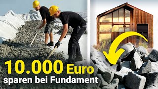 Ökologisches Fundament spart 10000€ Wie geht das Schaumglasschotter Gründung fachgerecht  Sebb [upl. by Annair]