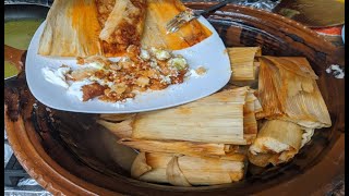 Los tamales rojos de camarones del dia 2 de febreroAquien le toco el niño de la rosca [upl. by Nezam75]