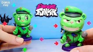 FNF Making Flippy amp Fliqpy Sculpture Timelapse  Friday Night Funkin Mod [upl. by Aitital]