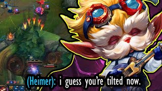 Heimerdinger is the undisputed most tilting midlanerTHIS PROVES IT [upl. by Fermin]