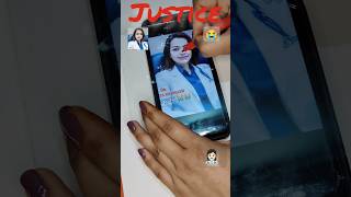 👩🏻‍⚕❌💔Justice For Moumita Debnath 💔Moumita Debnathanjaliojha2356 art painting youtubeshorts [upl. by Kaila]