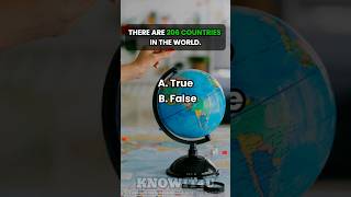 🌎🧠🌐 True or False Quiz There Are 206 Countries in the World trueorfalse quiz facts [upl. by Annek]