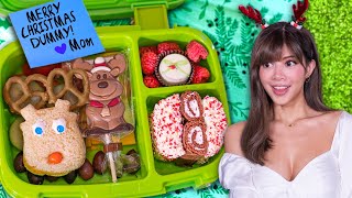 I tried Christmas Food Art 🎅 Kids Bento Boxes [upl. by Llednahs]