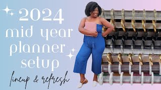 My 2024 MidYear JULY Planner Setup  Lineup Details and Refresh How I Use My Planner [upl. by Shippee]