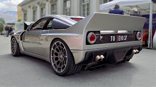 Kimera EVO37 Start Up Revs amp Driving on the Roads feat INSANE Sound  AMAZING Lancia 037 Restomod [upl. by Ia]