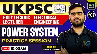 Power System UKPSC Polytechnic Lecturer Electrical Engg by Arun sir  EAD online classes [upl. by Lavicrep]