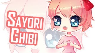 Sayori Chibi  DDLC  Clip Studio Paint [upl. by Roxi504]