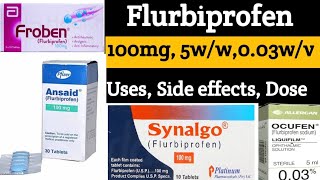 Flurbiprofen Ansaid  Review  Uses Dosing Side Effects in 5 minutes by lecturesbyanayakmu [upl. by Fabrienne505]