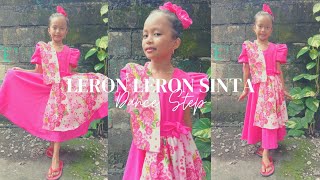 LERON LERON SINTA  Dance Step [upl. by Aleda]