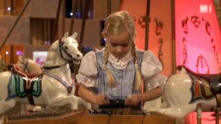 Nicolas Senn Hammered Dulcimer Duet With 8 Year Old Alessia 2010 [upl. by Simmonds25]