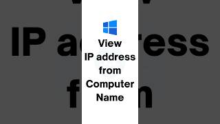 Find IP Address from Computer Name [upl. by Drisko]