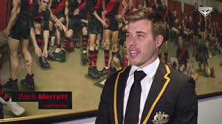 Dual AllAustralian  Merrett very humbled [upl. by Ahtelahs]