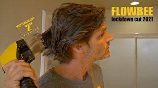 Simple Flowbee Medium Length Self Haircut  2021 Lockdown [upl. by Stier223]