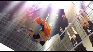 Haikyuu To the Top  Hinata testing his new jump  English Subbed [upl. by Omrellig647]