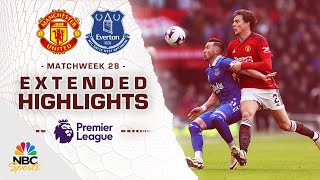 Manchester United v Everton  PREMIER LEAGUE HIGHLIGHTS  392024  NBC Sports [upl. by Madelaine]