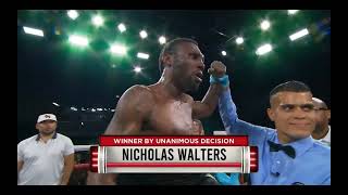 Joseph Adorno vs Nicholas Walters Post fight video [upl. by Hcirdla]