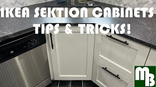 Ikea Sektion Kitchen Cabinet Tips and Tricks for easy amp professional installation [upl. by Seaman217]