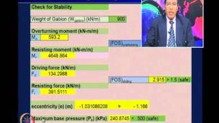 Mod06 Lec34 Geosynthetics for Reinforced Soil Retaining Walls [upl. by Drugi]