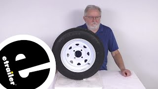 etrailer  Review of Taskmaster Trailer Tires and Wheels  Tire with Wheel  TA49QR [upl. by Ytsirhc]