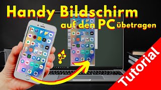 Handy auf PC übertragen  Fernsteuern mit USB  Tutorial 2021 [upl. by Lomax962]