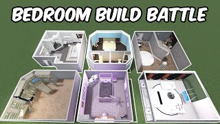 50k BEDROOM BUILD BATTLE IN BLOXBURG [upl. by Ihana558]