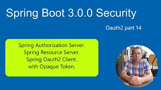 Spring Boot 3 Tutorial Security  OAuth 20 Spring Authorization Server with OpaqueToken [upl. by Joachima]