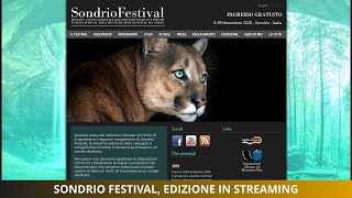 Sondrio Festival edizione in streaming Niente eventi in presenza ma lofferta si arricchisce [upl. by Stacia635]