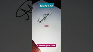 mufeeda signature boysign digitalsecurity [upl. by Einrae113]