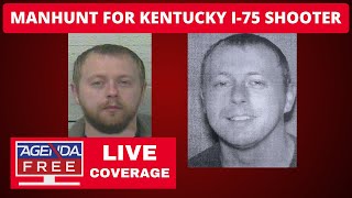 Manhunt for Kentucky I75 Shooter  LIVE Breaking News Coverage Laurel County [upl. by Karlyn]