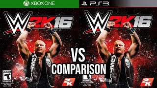 WWE 2k16 Xbox One Vs PS3 [upl. by Laurianne445]