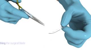 Swann Morton Best Practice For Handling Surgical Blades [upl. by Crowns]