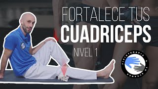 🦵Ejercicios para fortalecer cuadriceps en casa NIVEL 1 [upl. by Solitta]