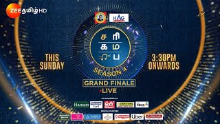 Saregamapa Senior Season 4  Grand Finale Live  Oct 20 Sunday 330PM Onwards  Promo  Zee Tamil [upl. by Brookner]