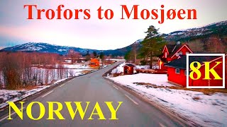 Scenic Journey from Trofors to Mosjøen Norway – Breathtaking Views Along the Way [upl. by Lynnet]