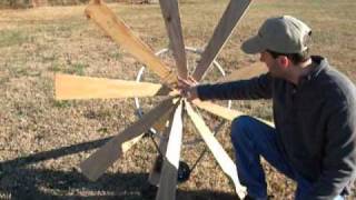 Bicycle wheel wind turbine hawt [upl. by Otxilac980]